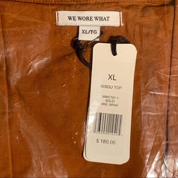 Weworewhat  Shopbop Orange Bran Bisou Top - Picture 7 of 7